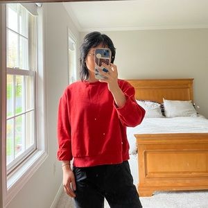 Zara Basic Cropped Crewneck - Size S